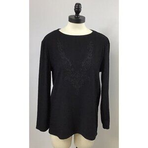 Vintage Nancy’s Closet Black Shirt Size XL
